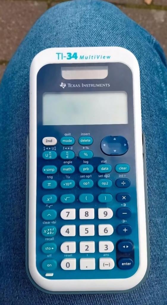 Rekenmachine TI34-multiview texas instruments, Ophalen, Zo goed als nieuw