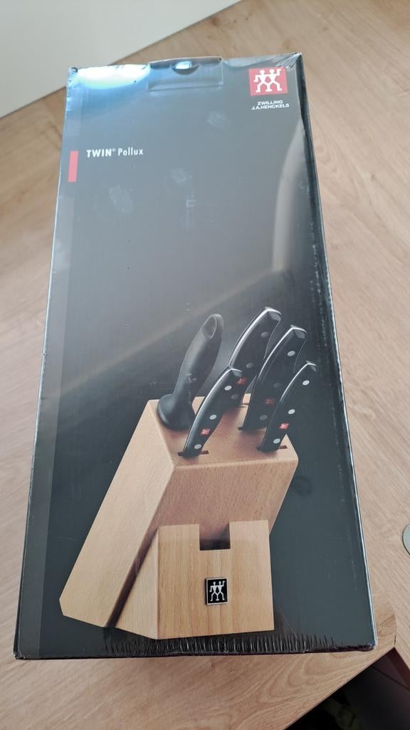 messenblok Zwilling TWIN Pollux 6-delig nieuwstaat!, Huis en Inrichting, Ophalen, Nieuw