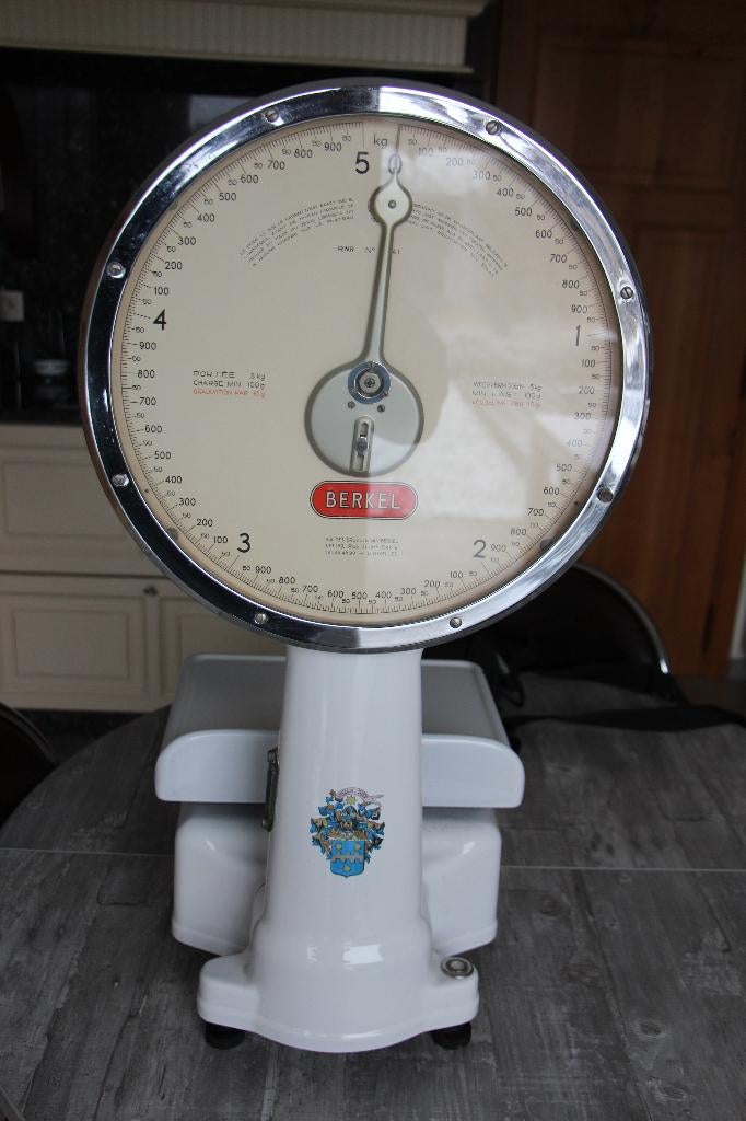 Vintage professionele weegschaal Berkel, Elektronische apparatuur, Weegschalen, Ophalen, Winkelweegschaal, Gebruikt, Minder dan 10 kg