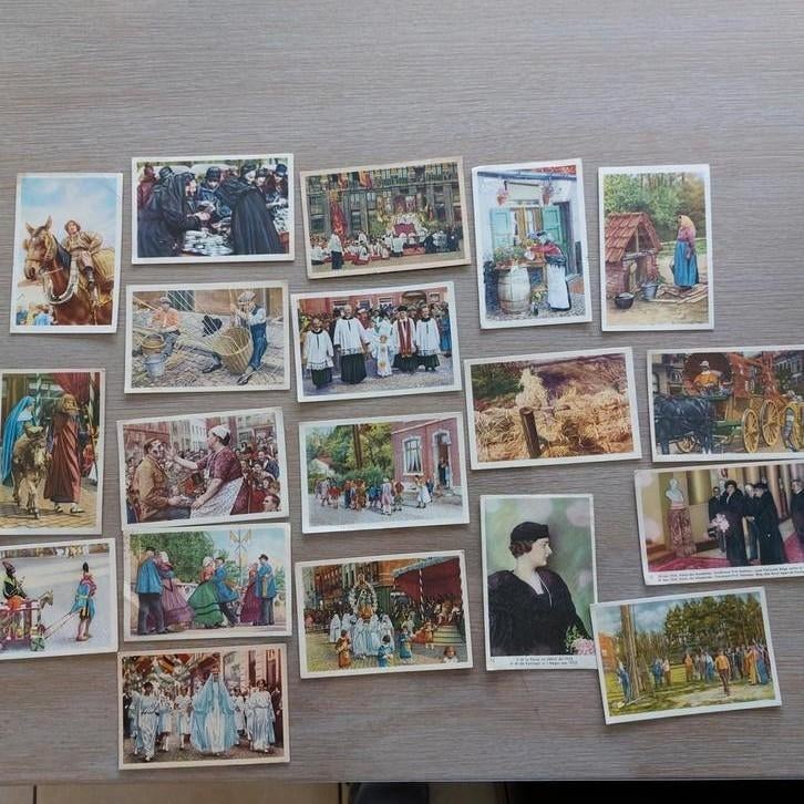 Lot van 19 Côte d' Or prenten uit verschillende reeksen, Verzamelen, Ophalen of Verzenden