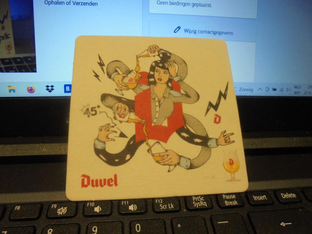 Duvel, Ophalen of Verzenden, Zo goed als nieuw, Viltje(s), Duvel