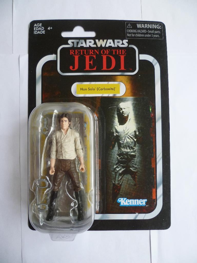 STARWARS VINTAGE COLLECTION ROTJ VC136"HAN SOLO/CAROBONITE", Ophalen of Verzenden, Zo goed als nieuw, Actiefiguurtje