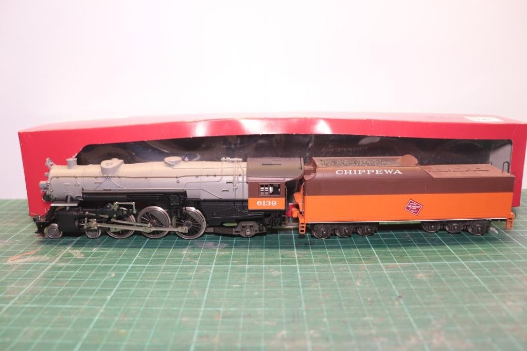 Machine à vapeur Rivarossi US CHIPPEWA - 1/87 DC H0, Hobby & Loisirs créatifs, Autres marques, Analogique, Enlèvement ou Envoi