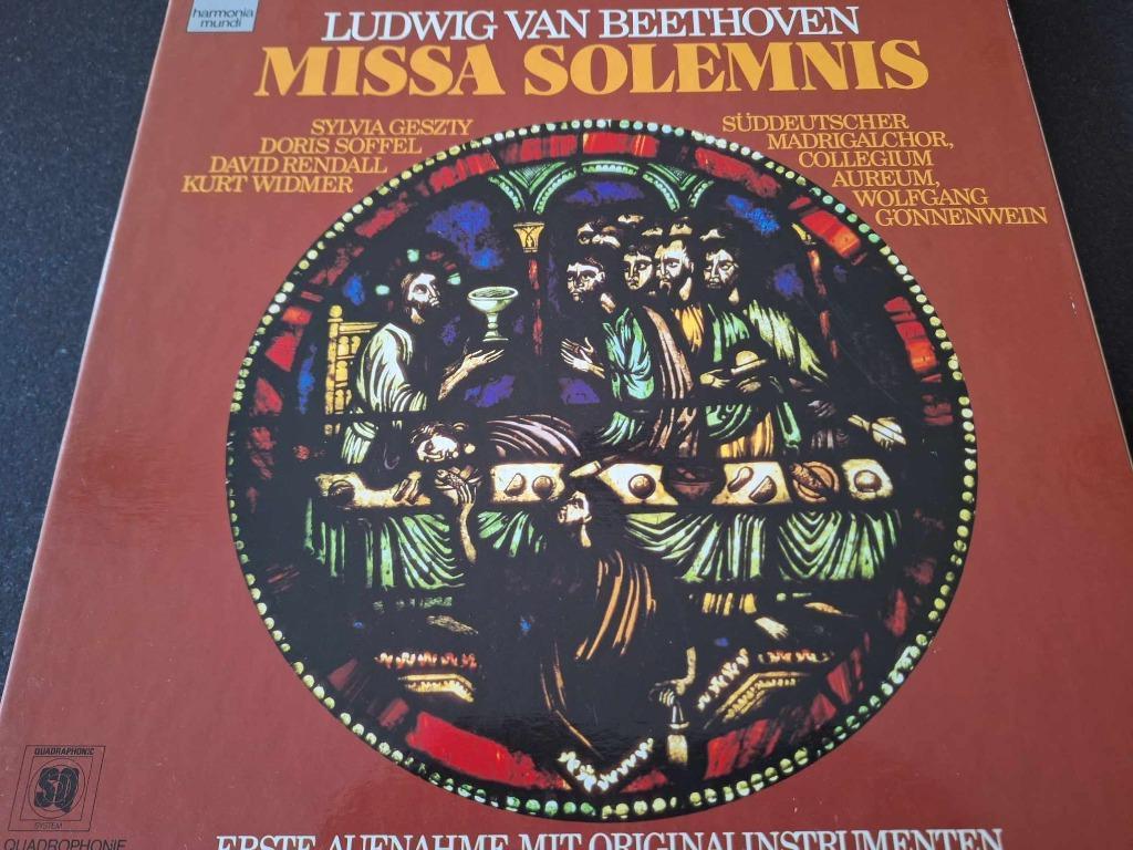 Beethoven / Gönnewein - Missa Solemnis Box 2 x Lp's Vinyl, Ophalen of Verzenden, Kamermuziek, Gebruikt, 12 inch