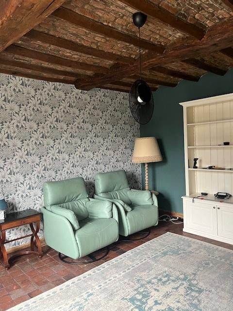 Relaxzetel, Huis en Inrichting, Ophalen, Zo goed als nieuw, 75 tot 100 cm, Leer