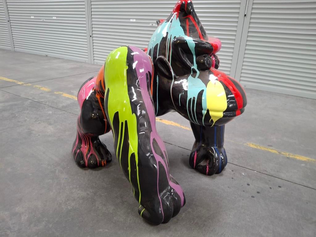 Polyester sculptuur 'Monkey' 95cm/80cm, Ophalen