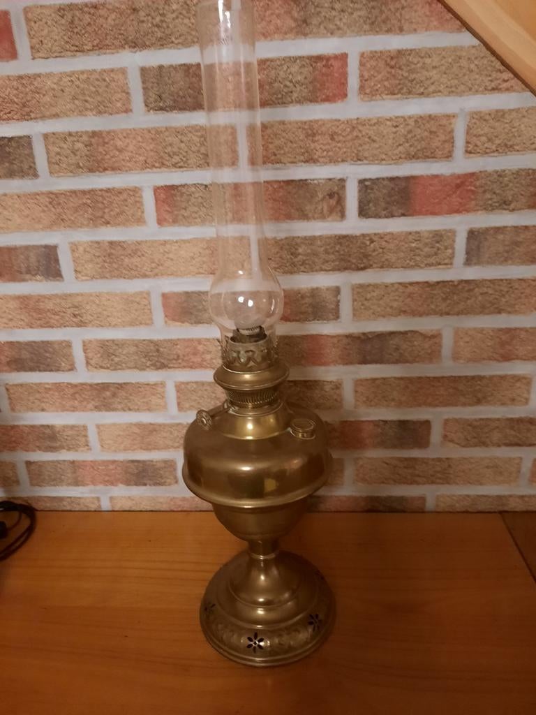 Lampe à pétrole, Antiek en Kunst, Ophalen