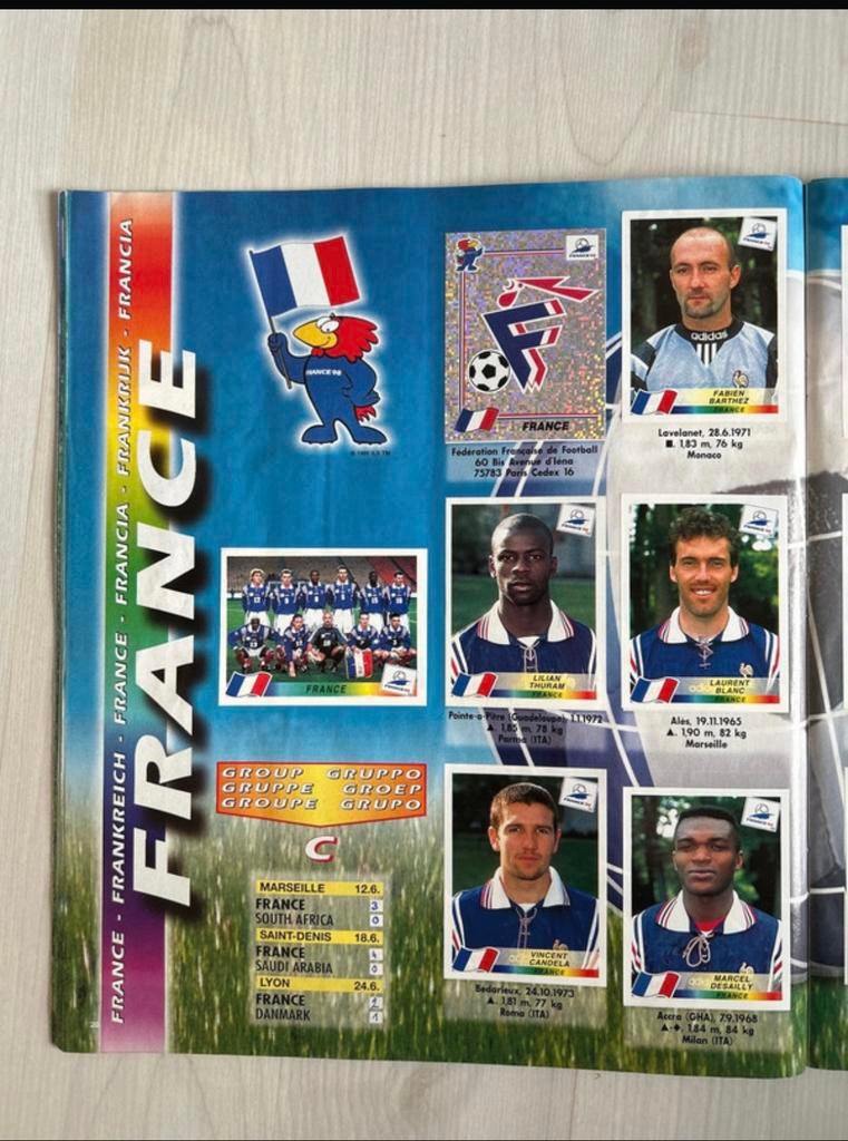 Album Panini World Cup France 98 - Complet, Collections, Enlèvement ou Envoi, Comme neuf