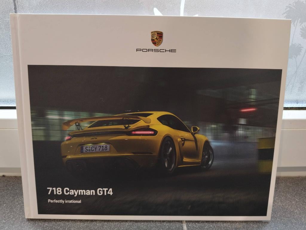 Livre brochure catalogue Porsche Cayman 718 Gt4 Neuf, Enlèvement ou Envoi, Neuf, Porsche