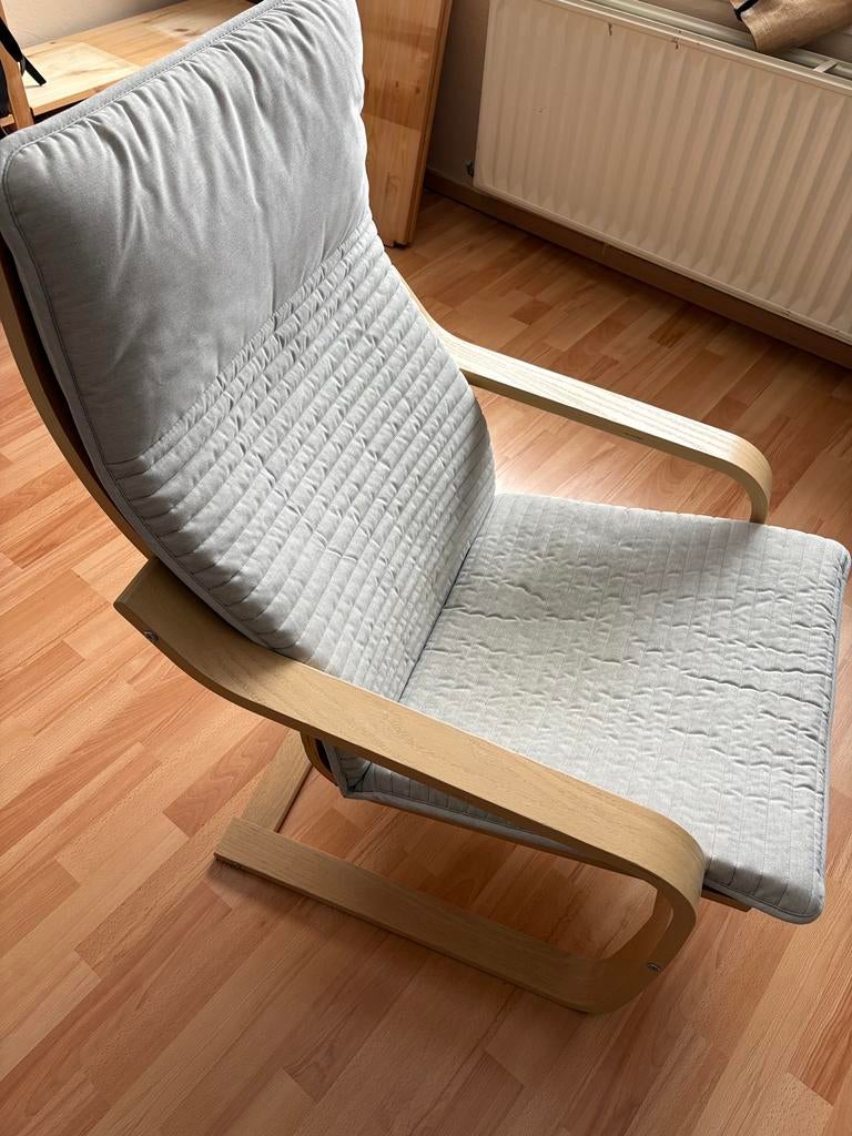 Zetel IKEA POANG beige hoes, Ophalen, Zo goed als nieuw