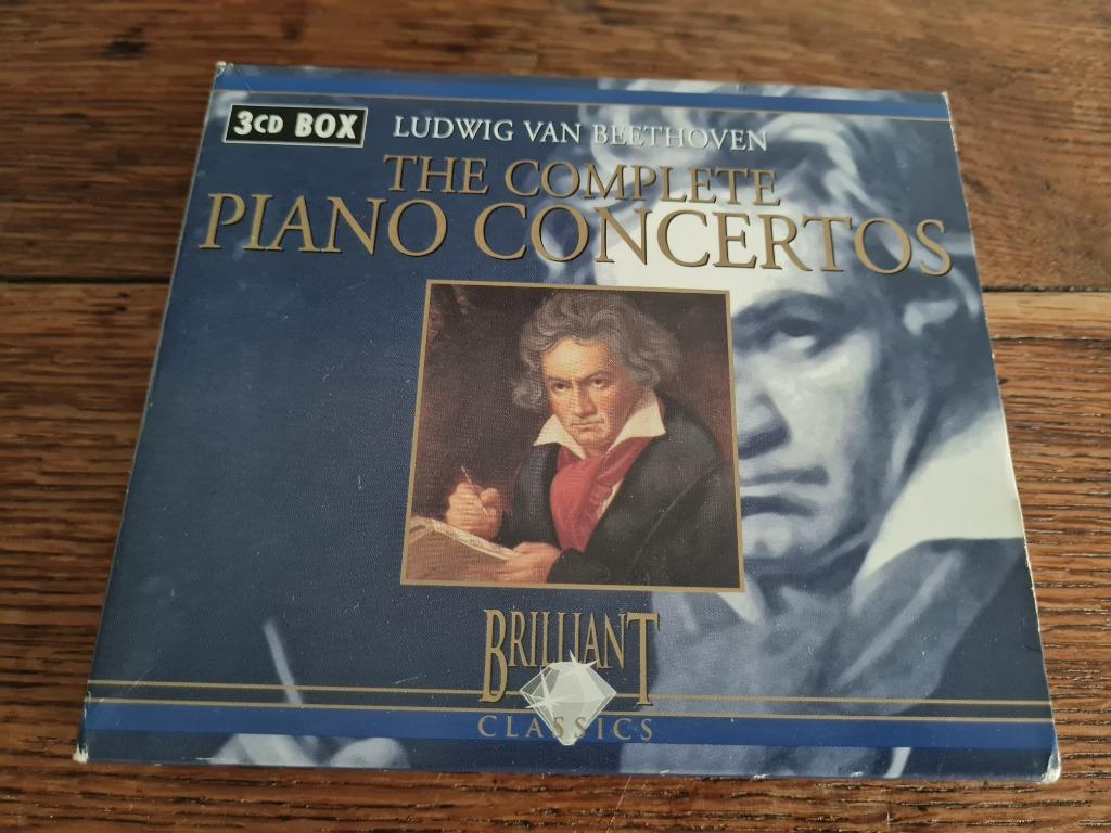the complete pianoconcertos Ludwig van Beethoven 3 cd, Cd's en Dvd's, Ophalen of Verzenden