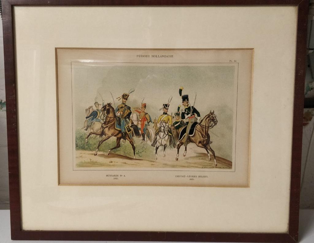 Cavalerie. Armée belge sous la période hollandaise., Enlèvement ou Envoi, Armée de terre, Photo ou Poster