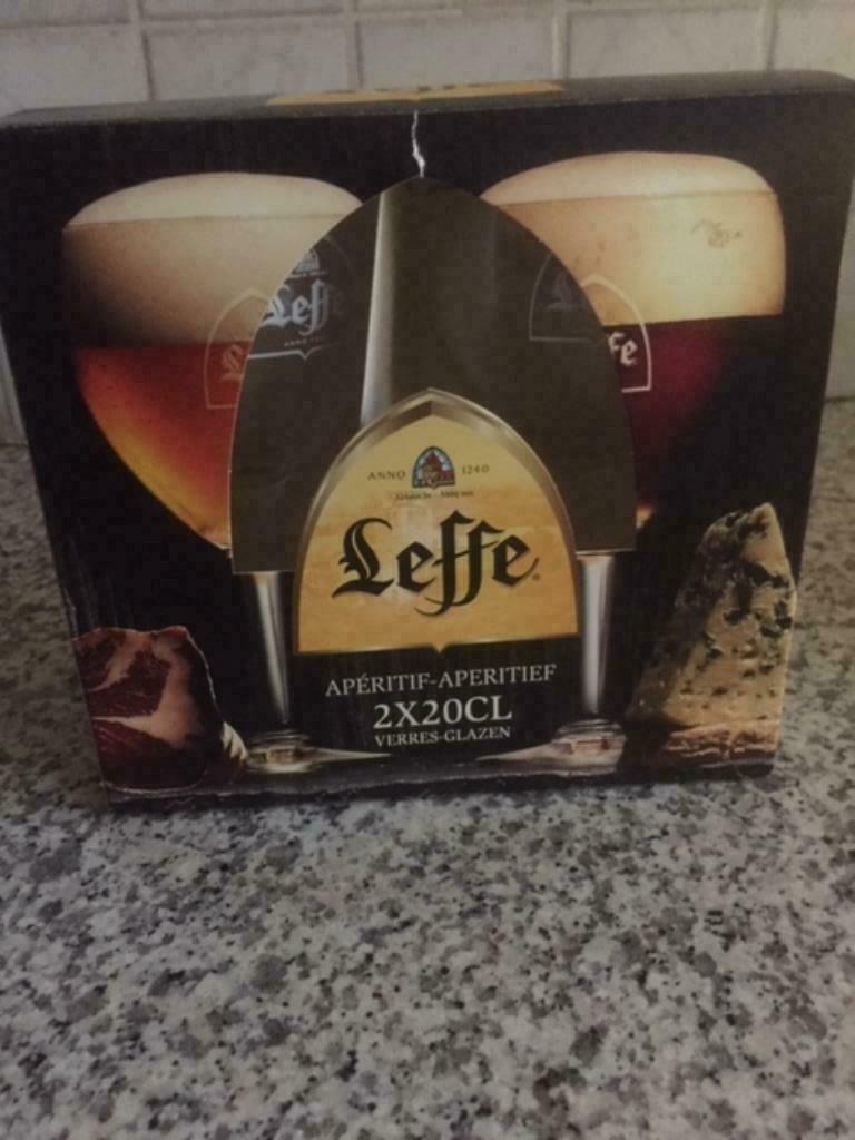 NOUVEAUX verres LEFFE 20 cl, Enlèvement, Neuf, Verre ou Verres, Leffe