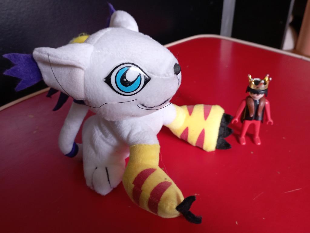 514) Digimon knuffel Gatomon (tailmon) 2, Kinderen en Baby's, Speelgoed | Knuffels en Pluche, Zo goed als nieuw, Ophalen of Verzenden