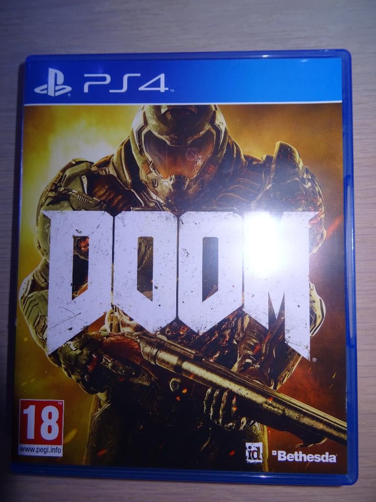 Doom Ps4, Games en Spelcomputers, Games | Sony PlayStation 4, Ophalen, Zo goed als nieuw, Shooter, Vanaf 18 jaar