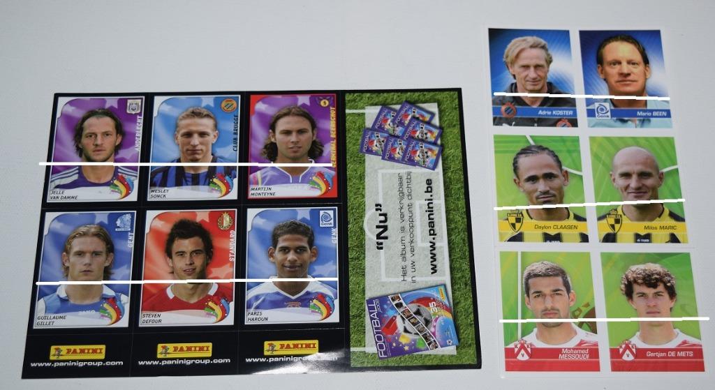 Panini Foot 2006 Football 2008 / 2 x 6 stickers, Verzamelen, Verzenden, Nieuw, Poster, Plaatje of Sticker