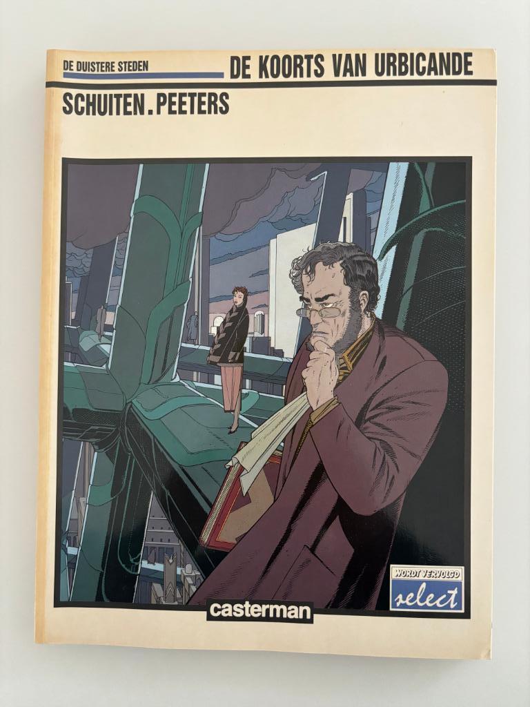 Benoît Peeters  2 De koorts van Urbicande 1988, Boeken, Peeters / Schuiten, Eén stripboek, Ophalen of Verzenden, Zo goed als nieuw