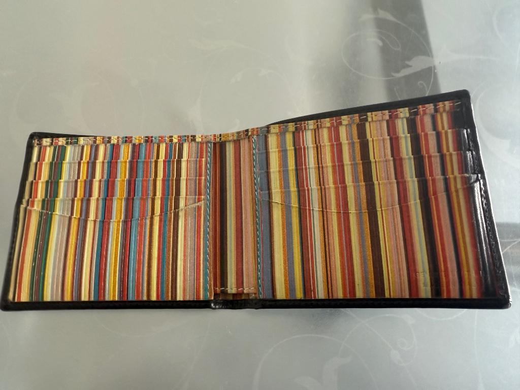 Nieuwe portefeuille Paul Smith Artist stripes gratis verz., Handtassen en Accessoires, Overige merken, Zwart, Nieuw, Ophalen of Verzenden