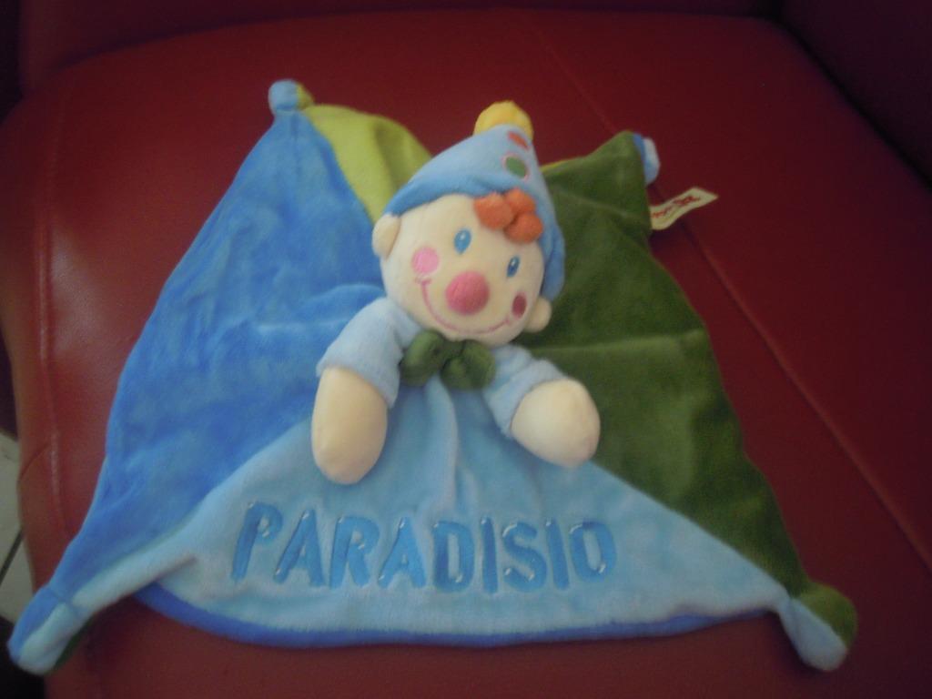 knuffeldoekje paradisio clown(doosF), Ophalen of Verzenden, Nieuw