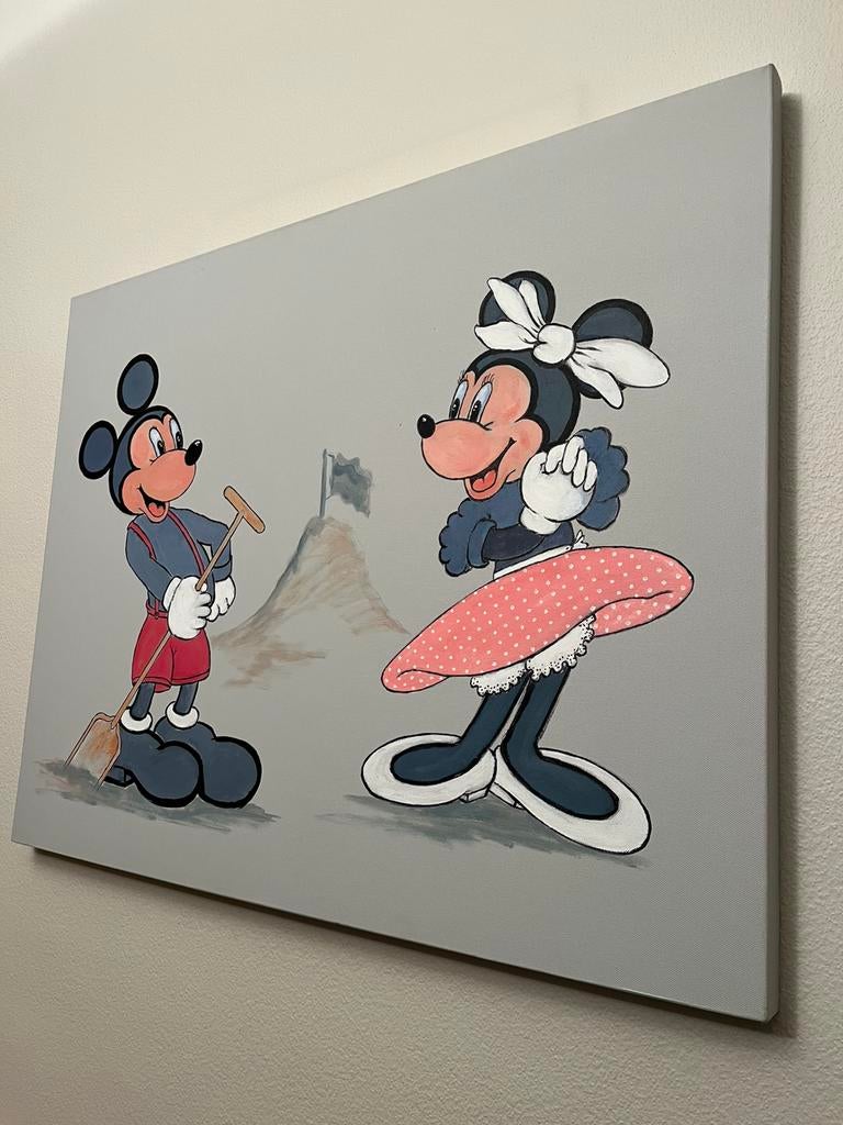 Mickey et Minnie peignent pour la chambre des enfants, Enfants & Bébés, Enlèvement, Comme neuf