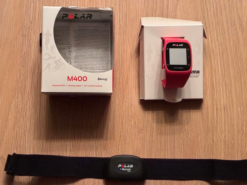 Polar M 400 sportwatch, Sport en Fitness, Ophalen of Verzenden, Zo goed als nieuw, Polar