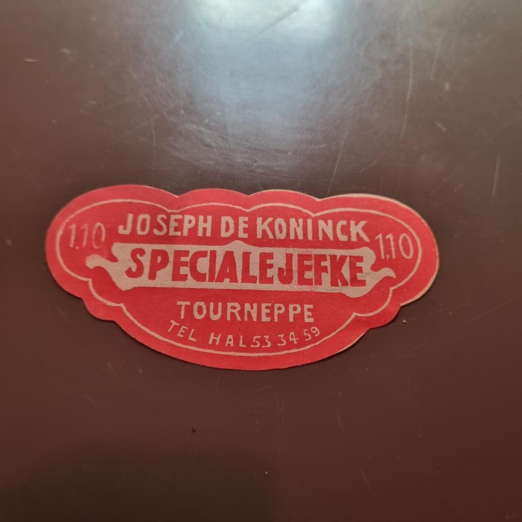 Etiquette Speciale Jefke, Enlèvement ou Envoi, Utilisé, Autres types, Autres marques