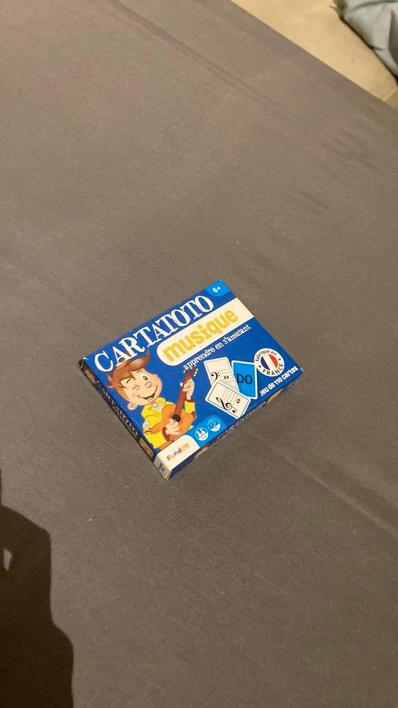 Jeu de cartes de pratique musicale Cartatoto, Enlèvement ou Envoi, Comme neuf