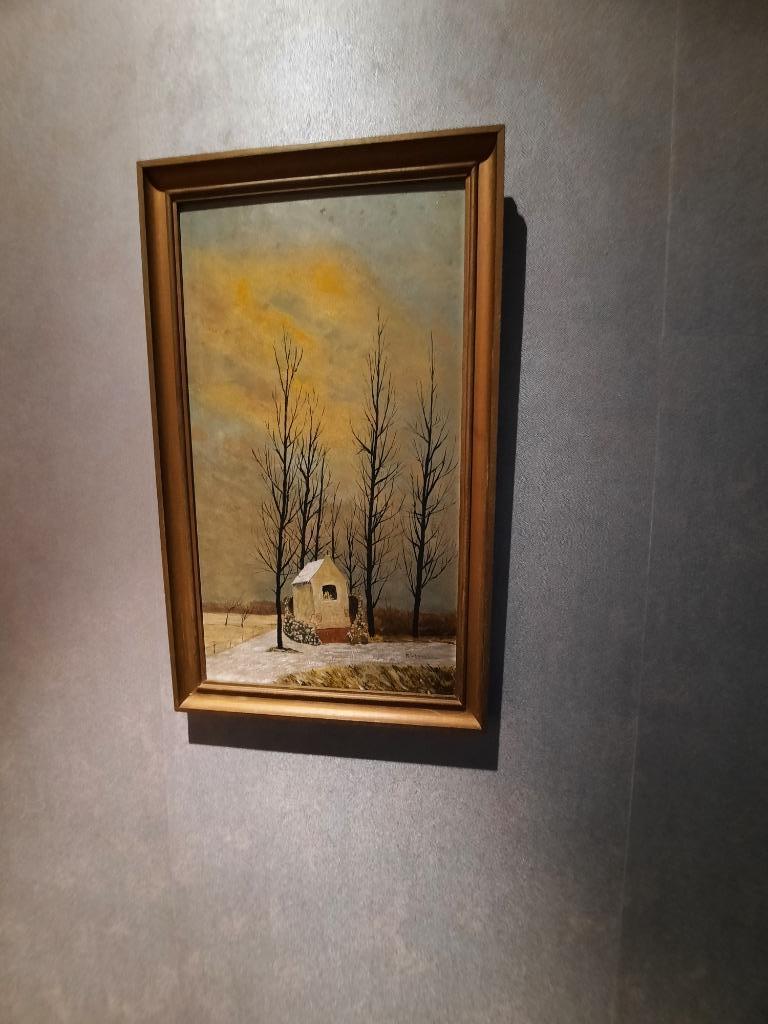 R. de Donder oude schilderij, Ophalen