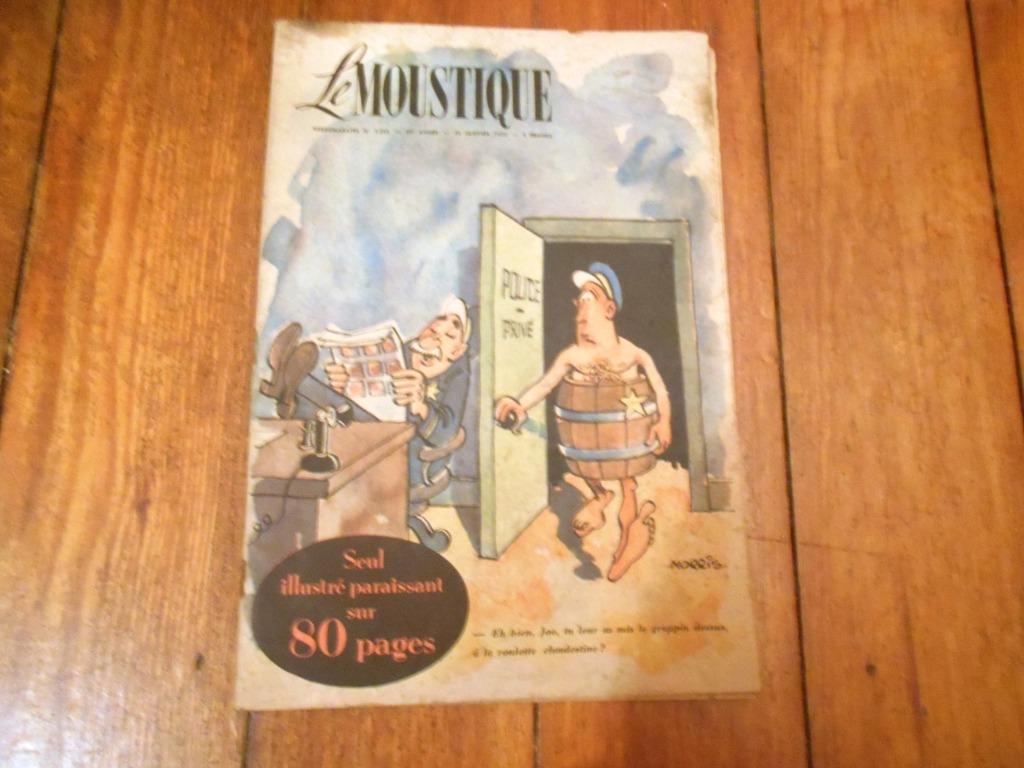 2 anciens Magazines 1950 "Le moustiques " N 1253 et 1252, Antiquités & Art, Enlèvement ou Envoi