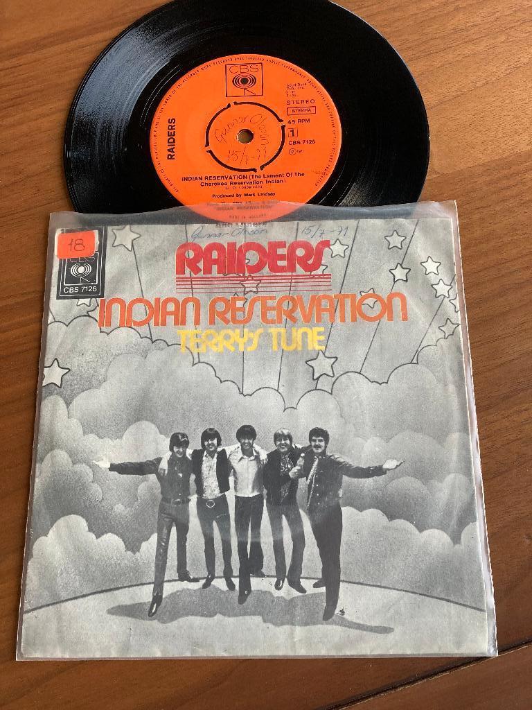 Raiders – Indian Reservation, Enlèvement ou Envoi, 7 pouces, Single