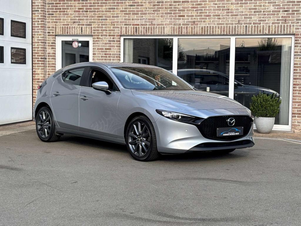 Mazda 3 2.0 M-HYBRID / 150pk / 43000km / 12m waarborg, 90 kW, Argent ou Gris, Euro 6, Entreprise