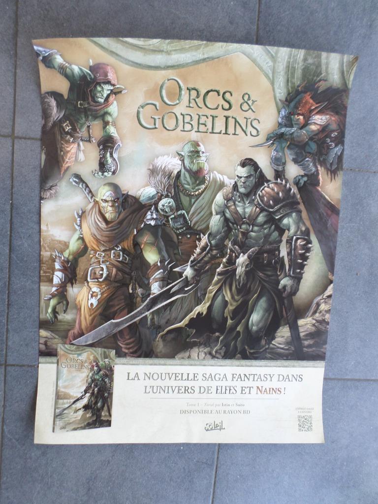 Orcs & Gobelins - affiche 80x60 - 2017, Collections, Posters & Affiches, Utilisé, Autres sujets/thèmes, A1 jusqu'à A3, Rectangulaire vertical