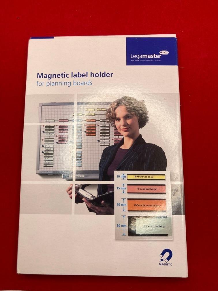 MAGNETISCH ETIKETHOUDER 15X60 mm, Ophalen of Verzenden, Nieuw, Magneetbord