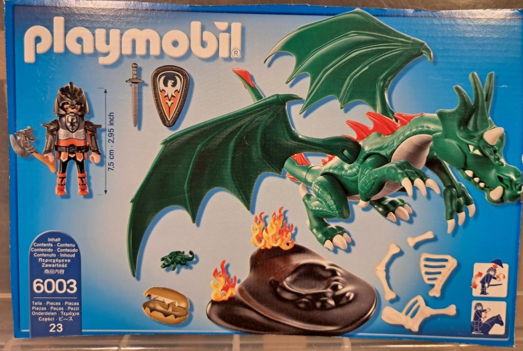 Playmobil 6003 Kasteeldraak, Kinderen en Baby's, Speelgoed | Playmobil, Gebruikt, Complete set, Ophalen of Verzenden