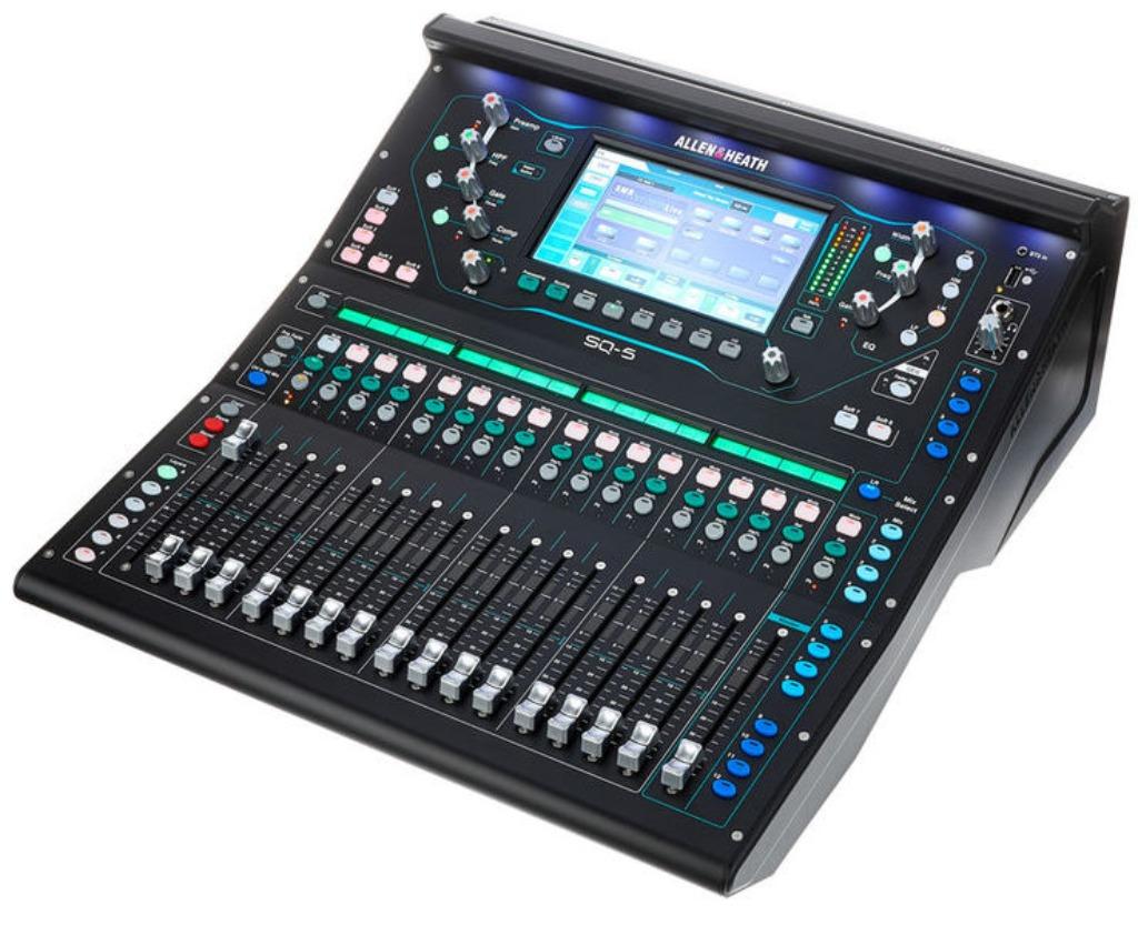 Allen & Heath  SQ5, Musique & Instruments, Tables de mixage, Enlèvement ou Envoi, Neuf, 20 canaux ou plus, Entrée micro
