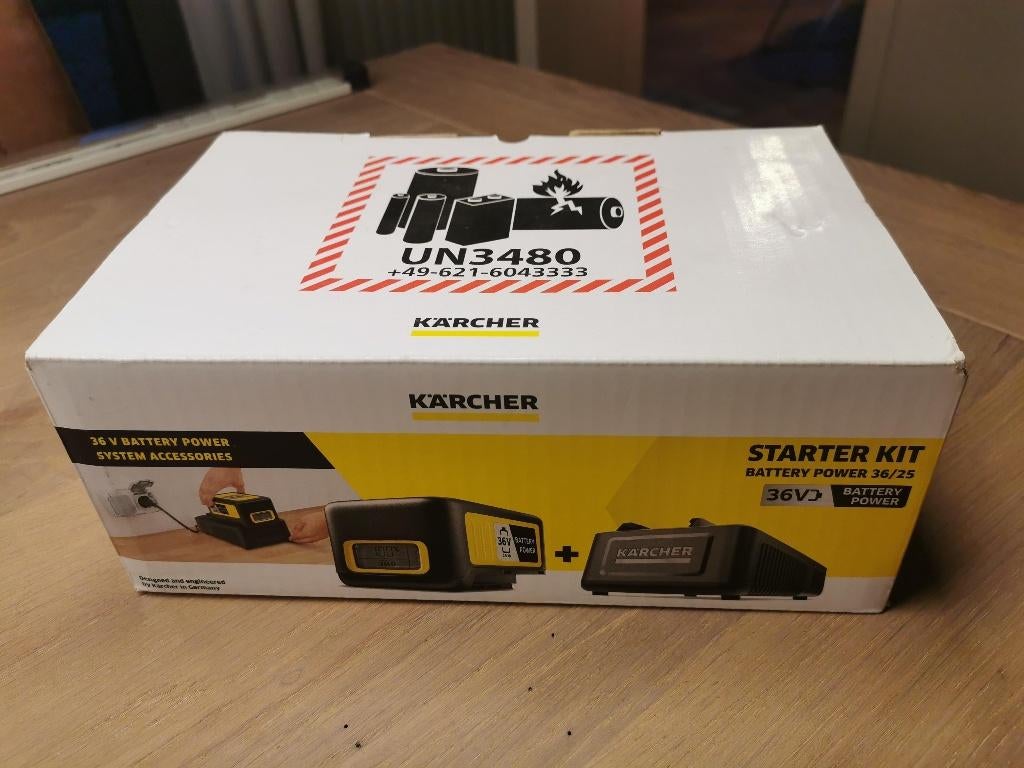 KÄRCHER Starter Kit Battery Power 36/25, Ophalen of Verzenden, Nieuw