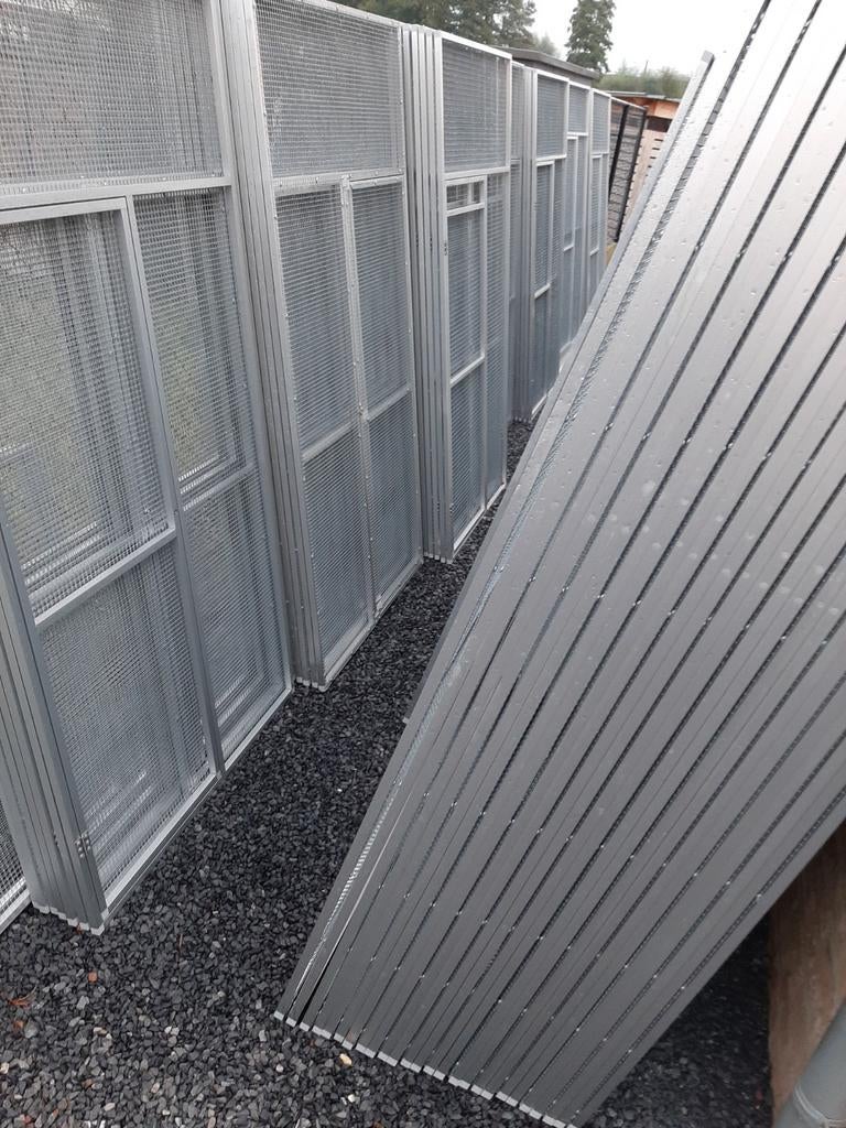 VOLIÈRE  2 X 2 X 2 MET BINNEN-SAS . ( NIEUW ), Ophalen, Nieuw, Aluminium, Volière