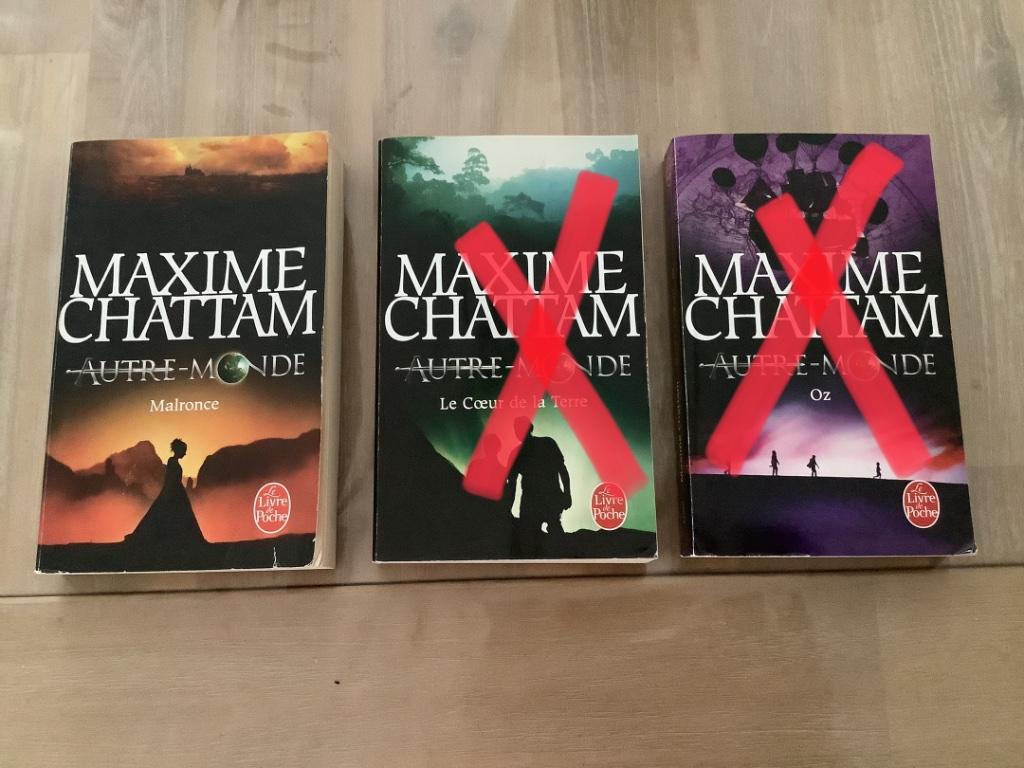 Livres Maxime Chattam Autre monde, Maxime Chattam., Enlèvement ou Envoi, Utilisé, Europe autre
