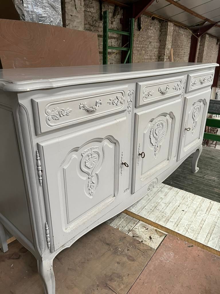 Masiev retro eiken kast Louis XV, Ophalen of Verzenden, Zo goed als nieuw