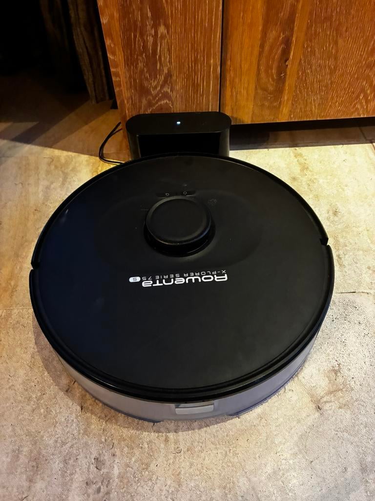 Rowenta robotstofzuiger + dweilfunctie, Enlèvement, Utilisé, Aspirateur robot