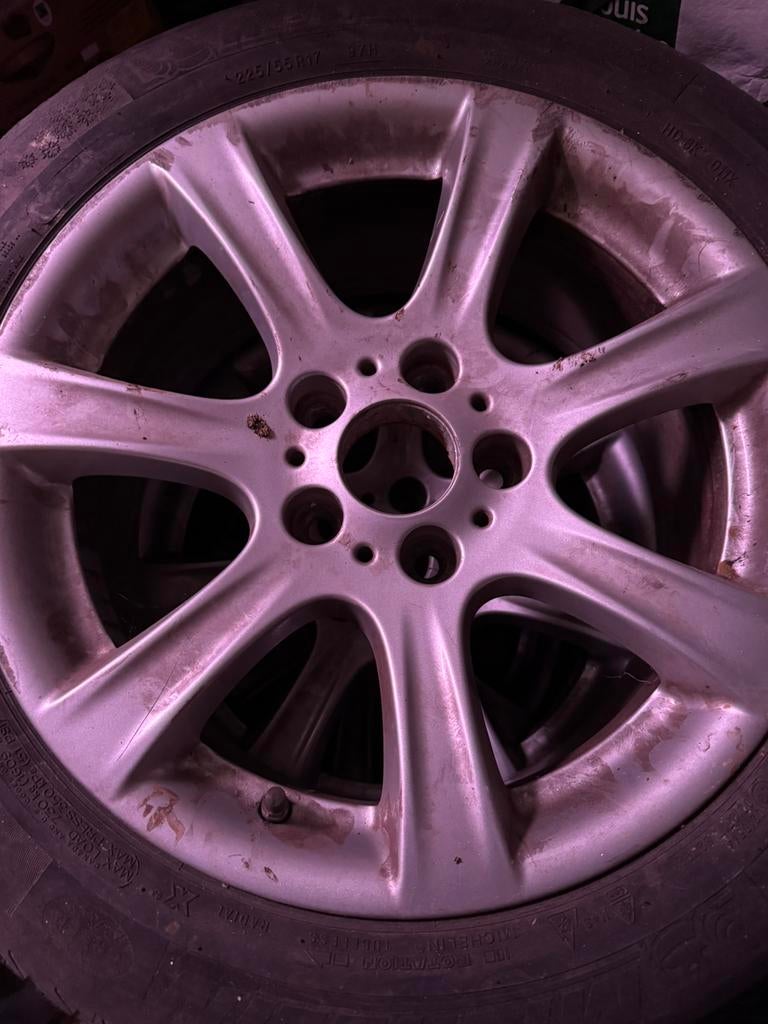Kit jantes 17” BMW serie 3, Auto-onderdelen, Banden en Velgen, Ophalen, Gebruikt, Banden en Velgen, 17 inch