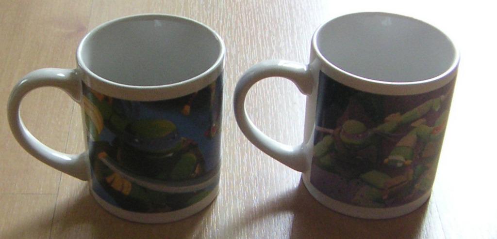2 tasses TORTUES NINJA TURTLES viacom 2014, Collections, Enlèvement, Comme neuf, Autres types