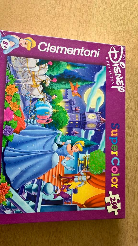 Puzzel Disney prinsessen 250 stuks, Ophalen of Verzenden, Meer dan 50 stukjes, Nieuw, 6 jaar of ouder