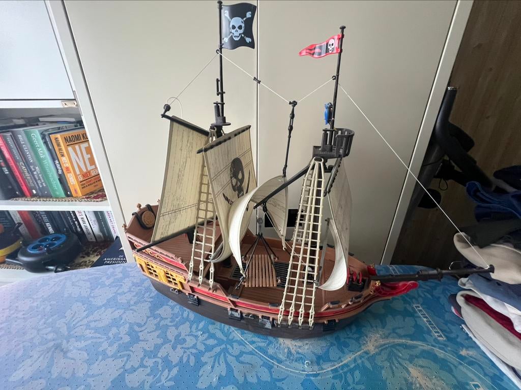 Playmobil piratenboot, Ophalen, Zo goed als nieuw