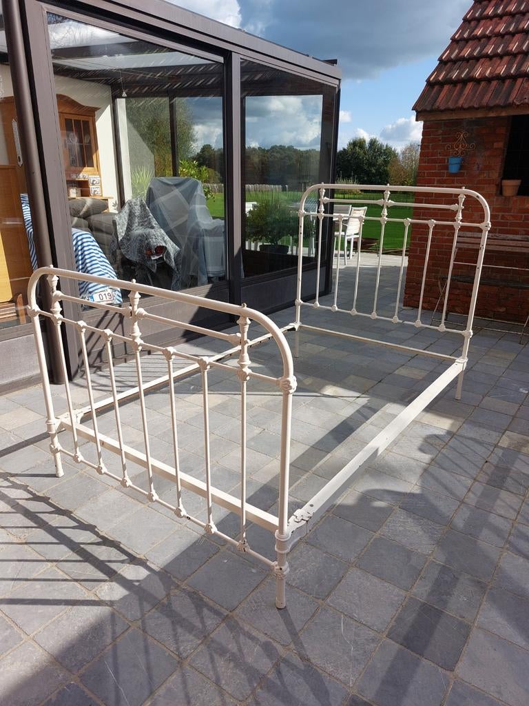 Antiek ijzeren bed, Enlèvement, Queen size