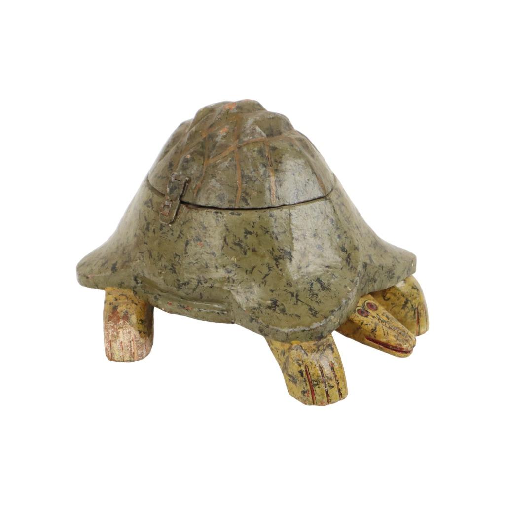 Houten Schildpad Trinket Doos Snuisterij Vide Poche, Ophalen of Verzenden