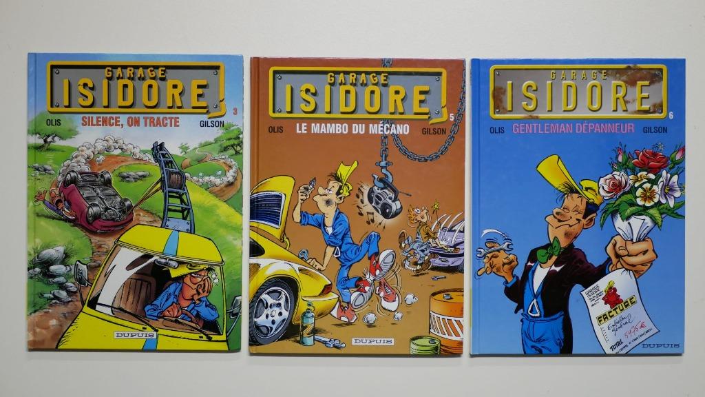BD Garage Isidore 3 Silence 4 Cauchemar 6 Gentleman 9 Panne, Enlèvement ou Envoi, Comme neuf