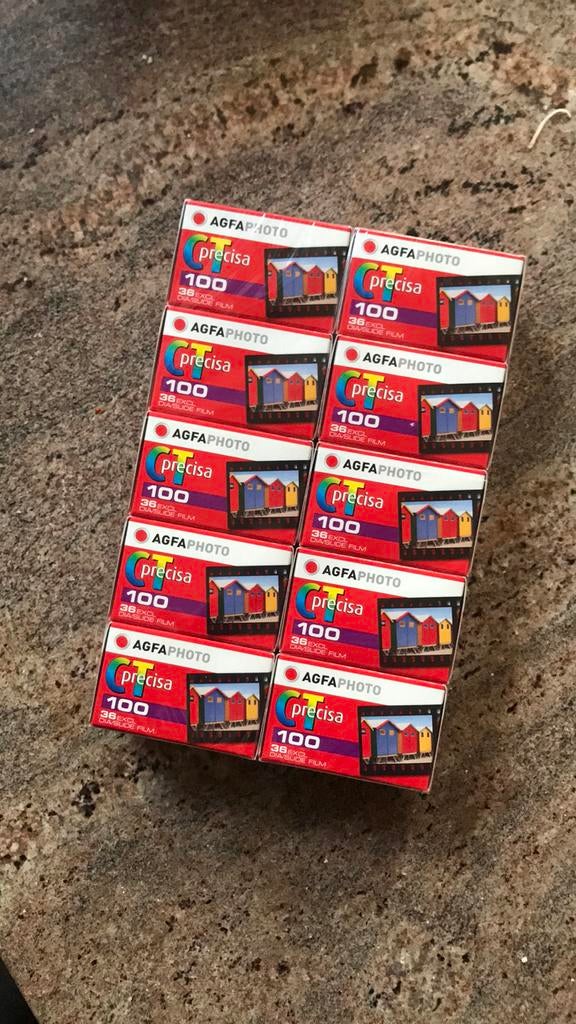 Agfa precisa diafilm, Audio, Tv en Foto, Filmrollen, Ophalen of Verzenden, 35mm film
