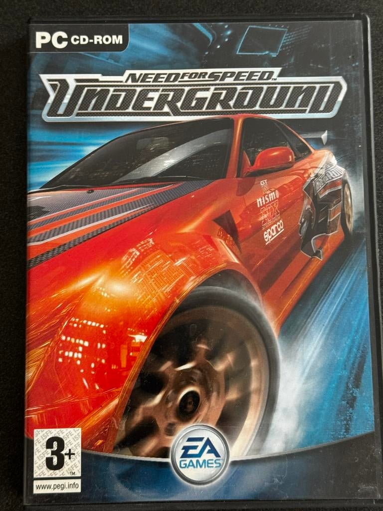 Need for Speed Underground “ PC Game” ( 2 discs), Consoles de jeu & Jeux vidéo, Jeux | PC, Online, Enlèvement ou Envoi, Course et Pilotage