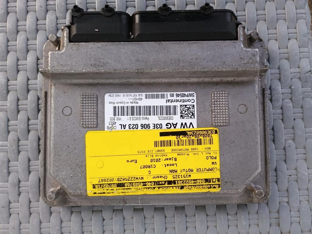 unité de commande du moteur (ECU), Enlèvement ou Envoi
